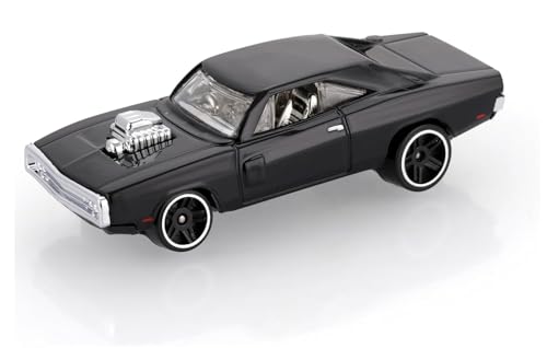 Image of 1:64 Scale Black Die-Cast Muscle Car Toy - Premium Collectible Vehicle Model with Pull Back Action for Kids & Adults