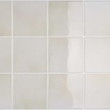 CRE8TIVE Azulejos Adhesivos Beige Marmol 16 Piezas Azulejos Adhesivos Baño Cuadrado Mosaico Salpicadero Cocina Impermeable Moderno Revestimiento PVC Pared Chimenea Lavadero 30.5cm x 30.5cm