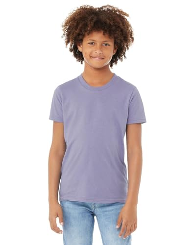 BELLA+CANVAS Youth Unisex Jersey Tee - 3001Y - DARK LAVENDER - M