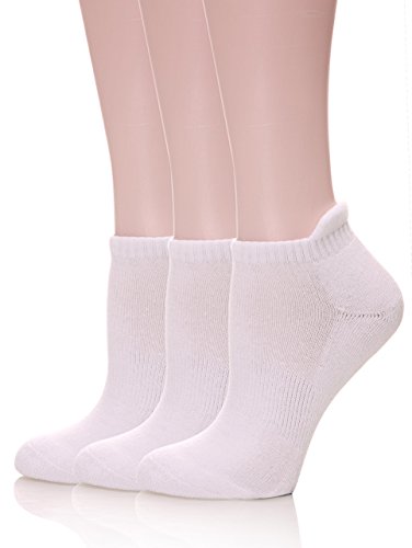 Ebore Lot de 3 paires de chaussettes confortables pour femme - Blanc - taille unique Cover