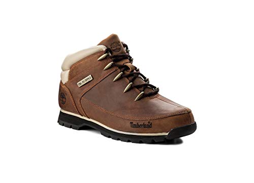 Timberland Euro Sprint Hiker, Botas Hombre, Marrón Mid Brown Full Grain, 42 EU