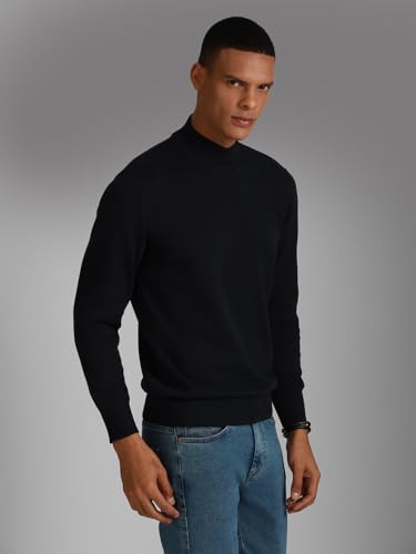 Image of HIGH Star Men's Cotton High Neck Sweater