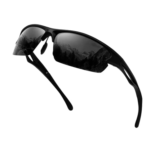 KANASTAL Polarised Sunglasses Sport Unbreakable Frame Shades for Men and Women TR90 Goggles Suitable for Driving Outdoor UV400 Protection Sun Glasses