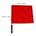 NAMOARLY 4pcs Colored Signal Flags for Soccer Referees Handheld Flags and Nonslip Design for Outdoor Sports