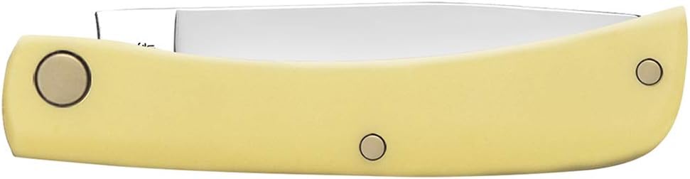 Case WR XX Pocket Knife Yellow Synthetic Sod Buster Junior SS Item #80032 - (3137 SS) - Length Closed: 3 5/8 Inches