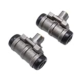 Amagogo Cilindro ruota freno posteriore 2 pezzi, cilindro ruota freno asse posteriore pezzo di ricambio per MK6 2.0 2.4