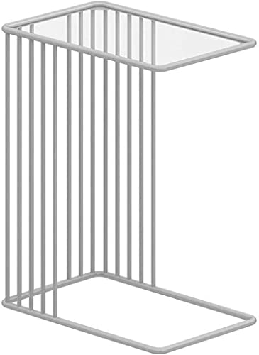 HJYBFA Mesita de Noche para Dormitorio, sofá pequeño, armarios, mesitas de Noche, estanterías (Color: Plateado) Decoración