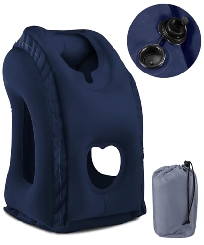 La mejor selección de Cojines y accesorios - 5 favoritos. 45 Maxgeen Almohada de Viaje Inflable,Almohada Viaje Hinchable Portátil,Cojin Viaje Hinchable con Bolsa de Almacenamiento,para Avión,Automóvil, Siesta de Oficina,...