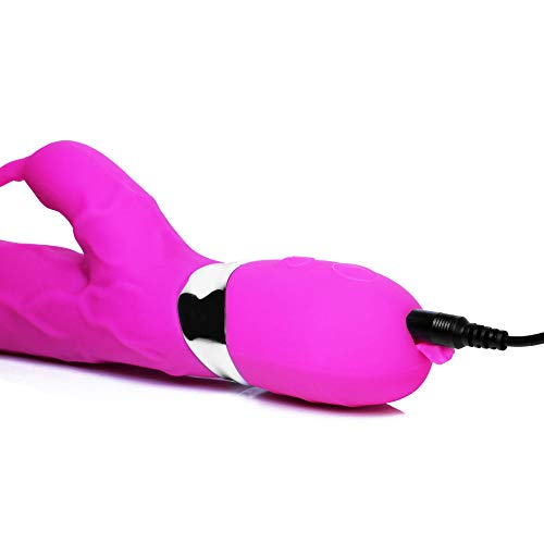 Vibrador com estimulador clitoriano Ponto G 8 Vibrações Estimulador Clitoriano