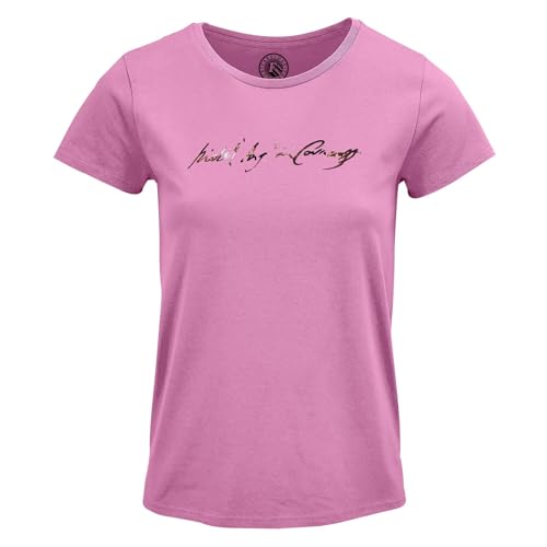 T-Shirt Femme Col Rond Caravaggio en coton avec motif baroque artistique célèbre