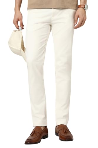 Image of Peter England Men's Super Slim Fit Casual Trouser Chinos
