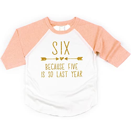 Image of Bump and Beyond Designs Sixth Birthday Girl Shirt SIx Year Old Girl Birthday Outfit