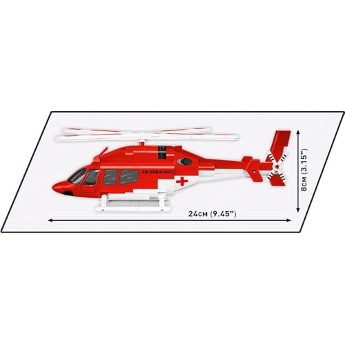 Cobi Bell 429 Air Ambulance hélicoptère de secours en briques pour collectionneur