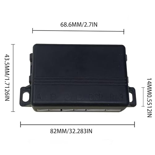 Image of LCD Parking Sensor Kit - Displays Data on Original Screen, Easy Rear Installation, Compatible with CVBS Cameras (Not for AHD), 18 Probe Colors to Match Any Vehicle(White)
