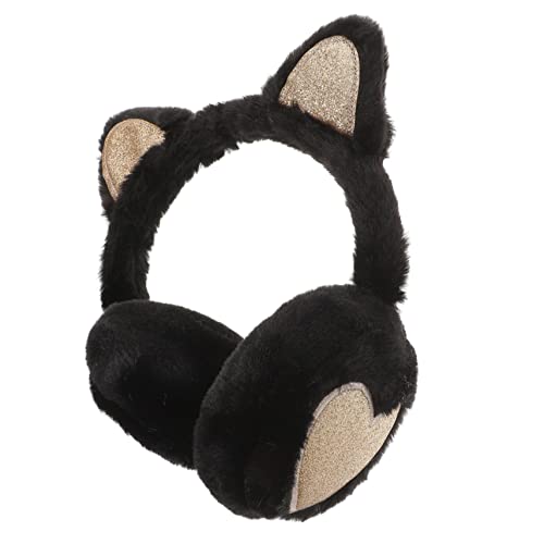 Homoyoyo Cat Ears Earmuffs Ear Warming Warmer Ear Covers for Cold Weather Winter Ear Puff Earmuff for Ear Muffs