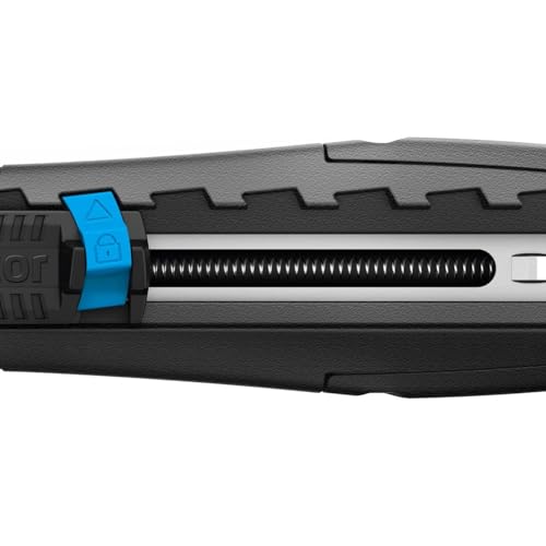 MARTOR Sicherheitsmesser Mit optionaler Klingenarretierung in 7 Stufen, SECUBASE 383, Profi Cuttermesser, Styroporklinge 379, Wellenschliff, Rechts- & Linkshänder, Handwerk