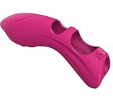 Newly Electric Silicone Finger Sleeves Finger Massage, 10 Vibrations, Women Viboators Toy Viboatorr Waterproof Rechargeable Gifts for Women and Couple (Red)