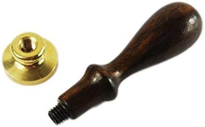 Vintage Deathly Hallows Custom Picture Logo Wedding Invitation Wax Seal Sealing Stamp Rosewood Handle Set by MDLG