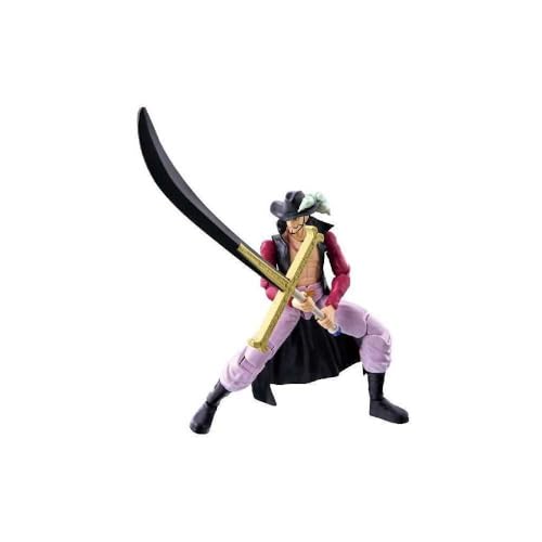 Figurine Anime Heroes articulée BANDAI One Piece Dracule Mihawk Œil de Faucon 17 cm - vue 5