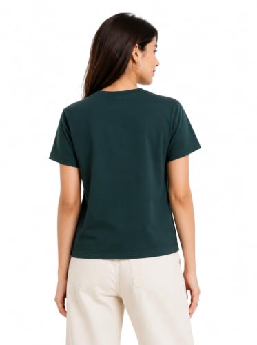 Image of Women's Plain Cotton T-Shirt