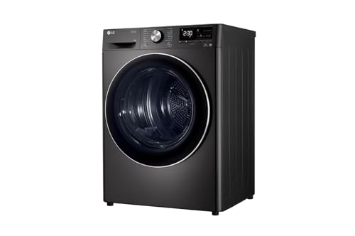 Image of LG 9Kg Dryer DHV09SAB, Dual Inverter Heat Pump, Black Steel