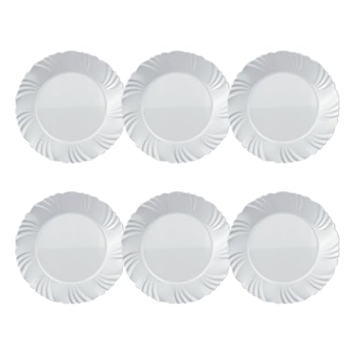 Jogo de Pratos para Sobremesa Nadir Duralex Linha Pétala 6 Peças