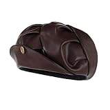 Eilova Orityle Women Beret Hat PU Leather Cap French Style Beanie Adjustable Fashion 8 Panel Newsboy Winter Hat