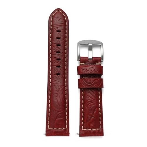 Sangle en cuir 22 mm de montre homme pour un style elegant au bureau comme en voyage