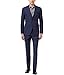 Perry Ellis Men's Two Button Slim Fit Solid Suit