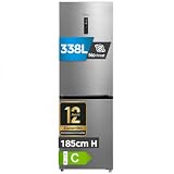 Midea 338 L Frigorifero Combinato, Total No Frost, MERB345MGC46EU