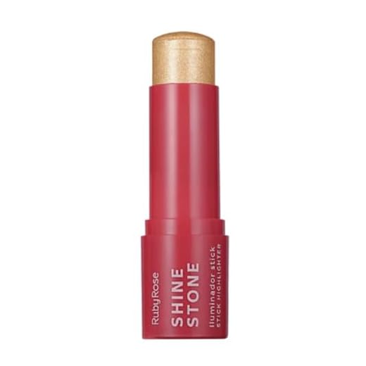 Iluminador Stick Shine Stone Pearly Glam Ruby Rose Hbm702-2