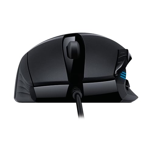 Logitech G402 Hyperion Fury Wired Gaming Mouse, 4,000 DPI, Lightweight, 8 Programmable Buttons, DPI Switch Button, Compatible with PC/Mac - Black