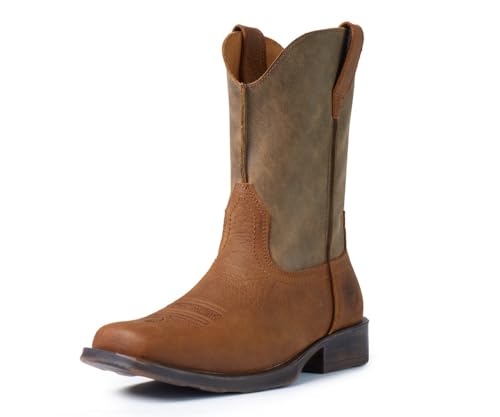 Sureway Square Toe Leather Boot