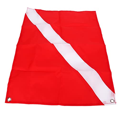 Bandeira de Mergulho, Mergulho Submarino Mergulho Livre Mergulhador Down Flag5 0x35cm Retangular Ver