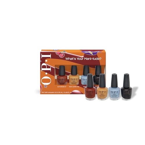 OPI Nail Lacquer 4PC Mini Pack | 4 Nail-Polish Color Shades Crème...