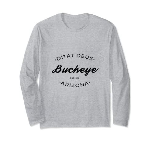 Buckeye Arizona Vintage Design State Lema Manga Larga