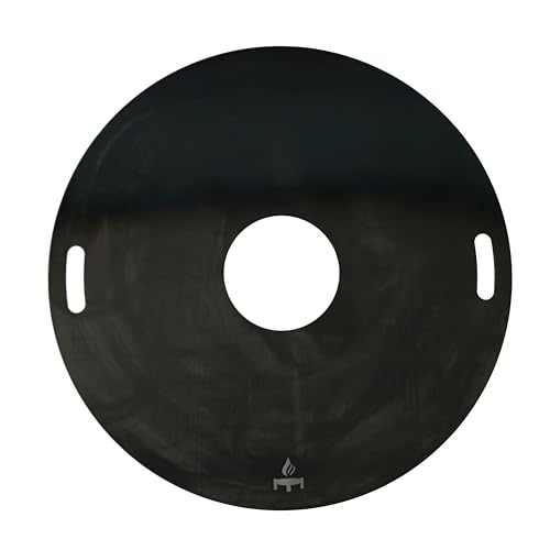 Grillplatte 80 cm Feuerplatte 5 mm stark Qualität Made in Germany Plancha BBQ Grillplatte für die Feuertonne oder Feuerschale