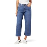 Levi Strauss Signature Gold Women's Mid Rise Wide Leg Capri (Also Available in Plus Size), (New) Over The Moon, 10