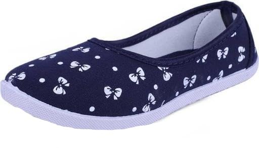 Latest Collection Women & Girl’s Printed Ballerinas Pack of 1 – Synthetic Closed Back Shoes-image-0