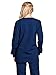 Snap Front Scrub Jackets for Women, Workwear Professionals Soft Stretch WW340, XL, Navy