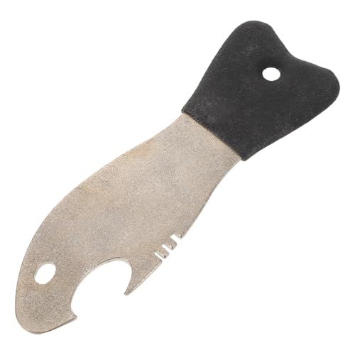 CLISPEED Piedra de Afilar para Anzuelos Portátil con Mango Ergonómico Afilador de Gancho Multifunción con Fileteador y Abridor para Pesca y Jardinería Resistente y Fácil de Usar