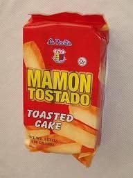 La Pacita Mamon Tostado (Toasted Cake) 100 grams X 10 packs