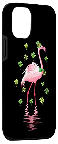 Iphone 12/12 Pro Leprechaun Flamingo Shamrock St Patricks Day Animal Case #TOP2
