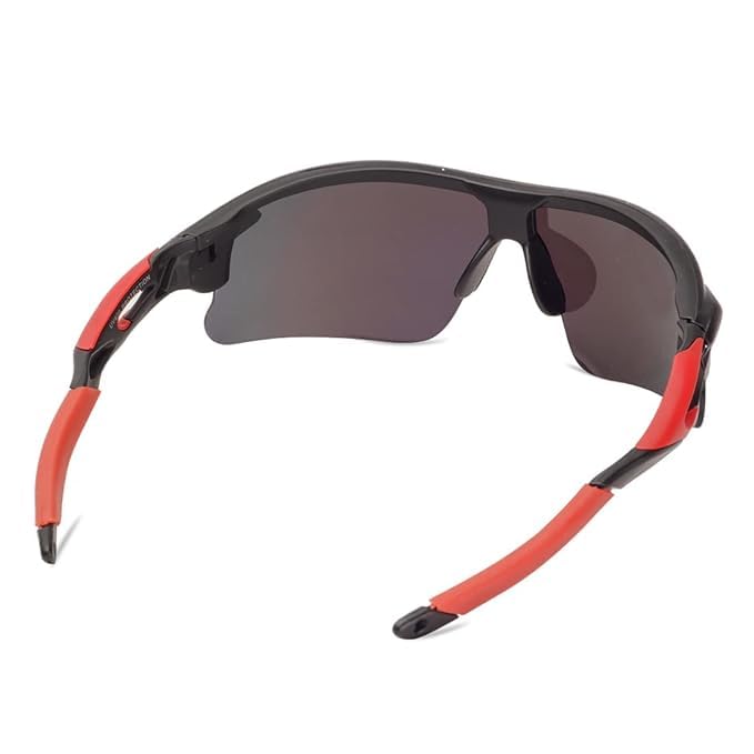 Image of Roshfort Sports Non Polorized Sunglasses UV Protection Sunglass for Men & Women Cycling Running Driving Fishing Multi Shade Glasses ITALIC (Size -Medium)