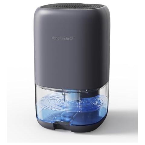 Dehumidifier, TABYIK Quiet with Auto Shut Off, Grey Cover