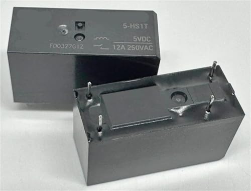 Relais HF115FK 5V 12A à 4 broches pour commutation de puissance