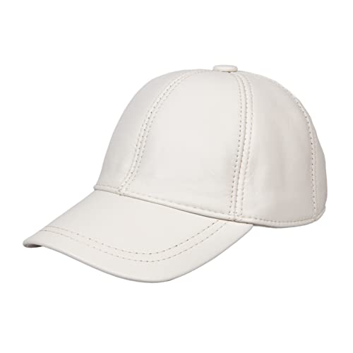 Image of Genuine Leather Unisex Baseball Cap