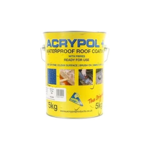 Acrypol + with Fibres 5kg Grey Waterproof Coating Cover