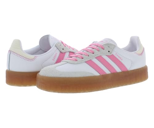 Image of Adidas Sambae Womens Shoes (White Bliss Pink, 7.5)