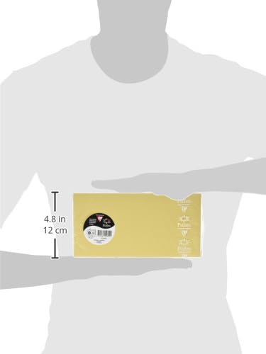 Clairefontaine 5485C - Packung mit 20 Umschläge Pollen, Format DL, 110 x 220 mm, 120g, ideal für Einladungen und Korrespondenz, Karamel, 1 Pack